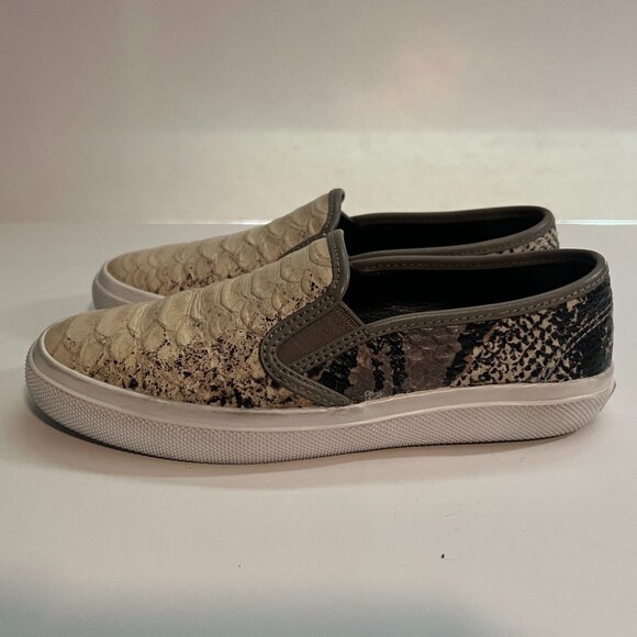 Coach Chrissy Snake Embossed Sneaker Size 5.5 - Picture 2 of 5